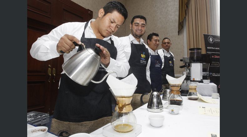 Subasta de café de la Taza de Excelencia  2019. Foto de LPG/Javier Aparicio