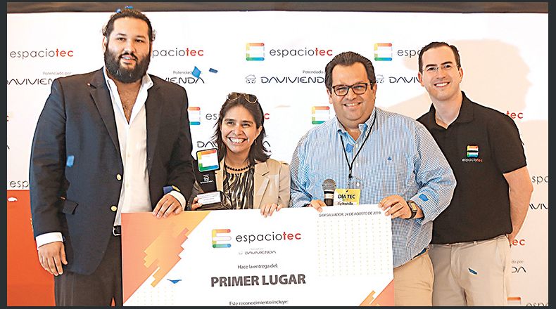 Primer lugar.  Lynkto, un emprendimiento de rastreo para transporte de carga se llevó el primer lugar.