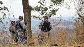 Pistola. Autoridades aseguraron que en la zona del enfrentamiento se encontró una pistola.