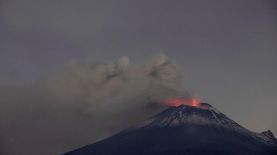 Volcán Popocatépetl de México. Foto: EFE.