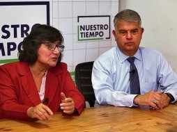 Luis Parada y Celia Medrano, candidatos presidenciales por Nuestro Tiempo