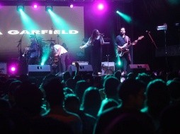 La Garfield fue uno de los actos principales del Downtown Fest. FOTO: LPG/WENDY URBINA.