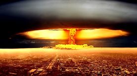 Imagen ilustrativa de la explosión de una bomba nuclear.