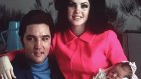 Priscilla, Elvis y Lisa Marie Presley. Foto:AP