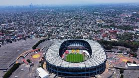 Fotografía de archivo aérea del estadio Azteca en la Ciudad de México (México). EFE/Carlos Ramírez