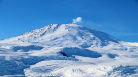 El volcán Erebus arroja pequeños cristales de oro.