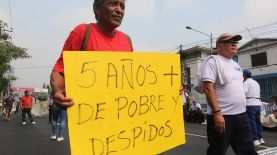 El 1 de mayo pasado, en el marco del Día Internacional de los Trabajadores, organizaciones salvadoreñas denunciaron despidos y capturas de líderes sindicales.