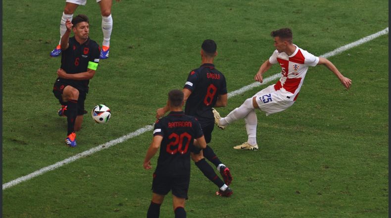 Croacia dejó ir la victoria ante Albania sobre lo último