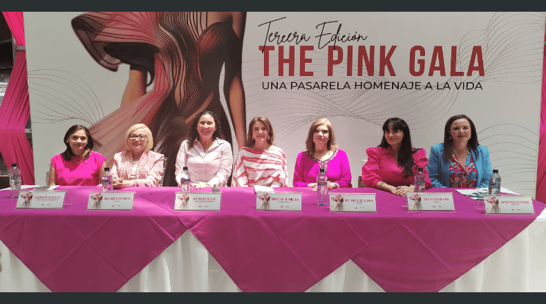 Conferencia. Organizadores y parte de los patrocinadores de The Pink Gala 2024 brindaron detalles del evento que se llevará a cabo el 17 de octubre, a las 7:00 p.m., en el hotel Sheraton Presidente. LPG/Raquel Salguero