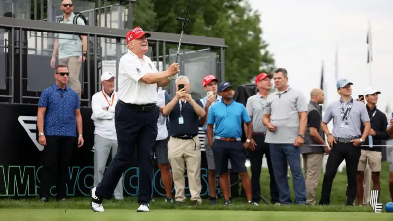 La pasión de Donald Trump por el golf presenta retos importantes para el Servicio Secreto.