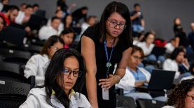 El ENAR 2024 se realizó el sábado en el Gimnasio Nacional, en San Salvador./Cortesía MINSAL