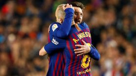 Iniesta y Messi compartieron juego en el Barca durante más de una década.