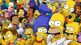 Los Simpsons es una popular serie animada de EUA.