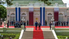 Emir Tamim bin Hamad Al Thani en El Salvador. oto: Capres