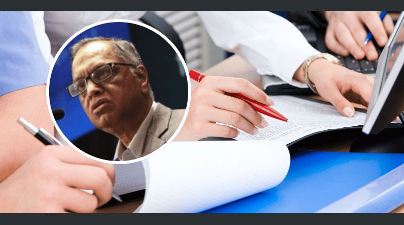 Es un reconocido empresario de la India que fue cofundador de la empresa de tecnología Infosys.  Foto: iStock/ Linkedln: Narayana Murthy