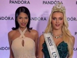 Sheynnis Palacios Miss Universo 2023 y Victoria Kjaer la actual Miss Universo se reunieron en Tailandia.