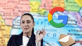 Claudia Sheinbaum anunció una posible demanda a Google por el 'Golfo de América'.