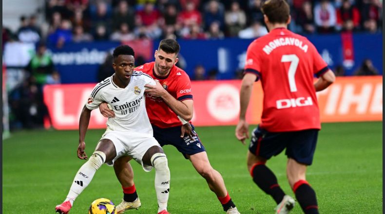 Real Madrid dejó ir puntos con el Osasuna y el Atlético y Barcelona están al acecho