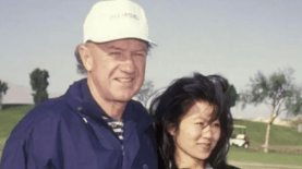 Gene Hackman y su esposa, Betsy Arakawa.