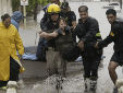 Ocho horas de lluvia ininterrumpida dejaron a la ciudad de 350.000 habitantes prácticamente bajo el agua.