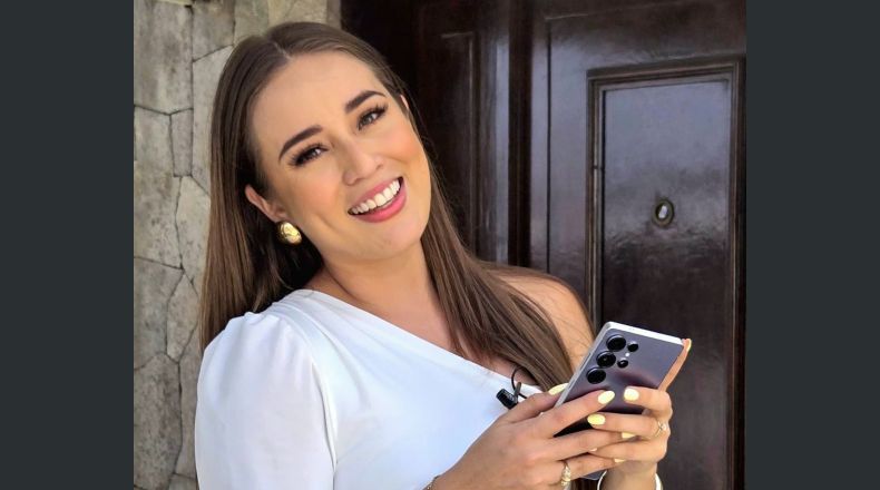 Para Daniela Ardón, presentadora del programa “Arriba mi gente”, el Galaxy S25 Ultra le permite llevar su contenido a otro nivel gracias a su cámara principal de 200MP, el lente ultra gran angular y la grabación en 8K. LPG/Cortesía