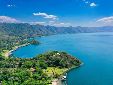 Colocarán barcazas para limpiar algas en lago Coatepeque. Foto: Cortesía