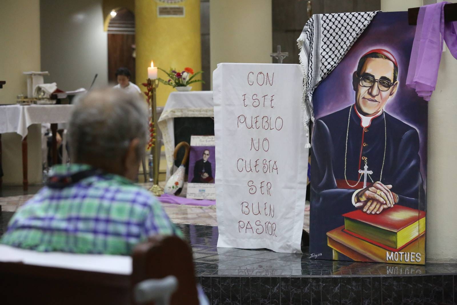 Mañana continuarán las actividades en conmemoración a su martirio. Foto: Luis Martínez.