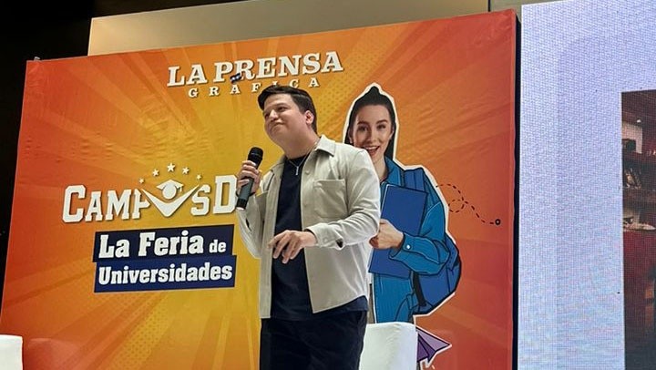 Buscando una oportunidad. Carlos Polanco, gerente de Marketing en Search Club y graduado de la Escuela Mónica Herrera desarrolló el tema “El no sé como superpoder: Transformando la duda en oportunidad”. LPG/Wilson Pérez